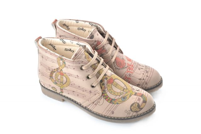 Chaussures femme Goby bottines á lacets PH306