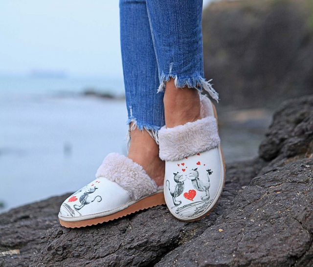 shearling slippers CNTR114