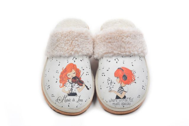 shearling slippers CNTR124
