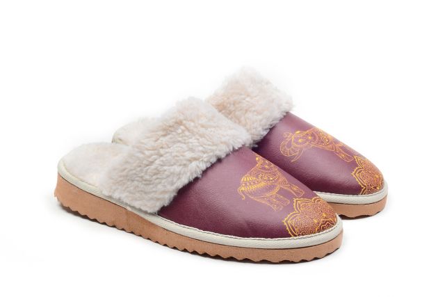 Women's shoes Calceo shearling slippers CNTR105