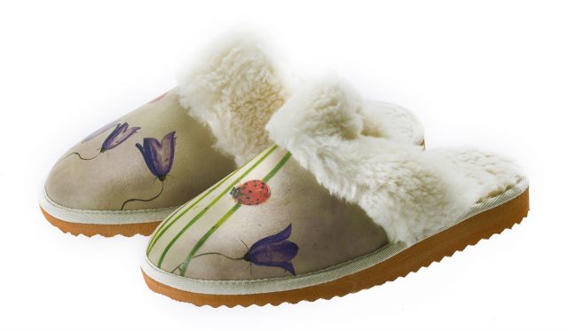 Women's shoes Calceo shearling slippers CADT108